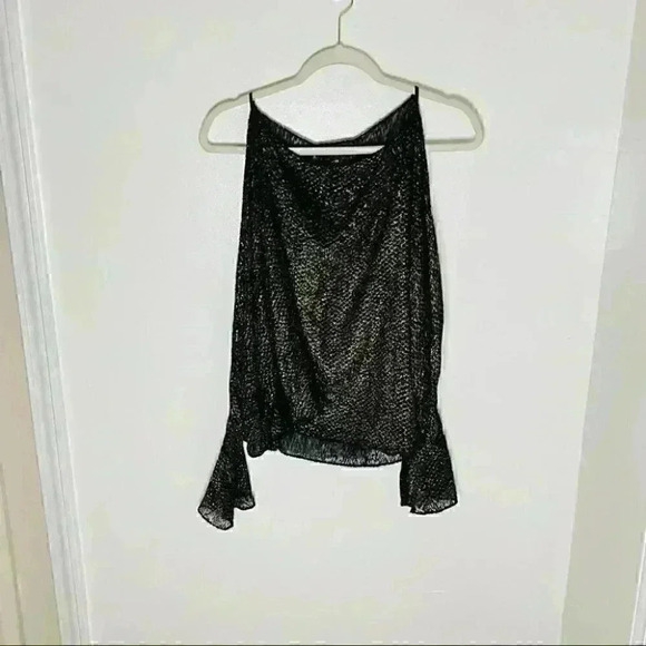 NEW Nili Lotan Devon Blouse Gold Velvet Y2K 90s Minimalist Party Romantic Silk - Picture 7 of 7